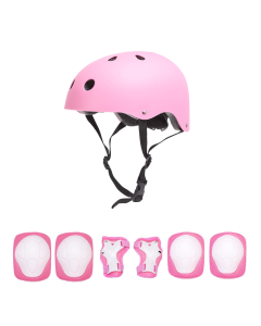 Set cască multisport și protecții pentru copii pentru ciclism, skateboarding și patinaj cu role
