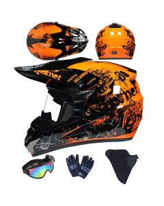 Set cască moto integrală pentru copii pentru ATV și mers off-road